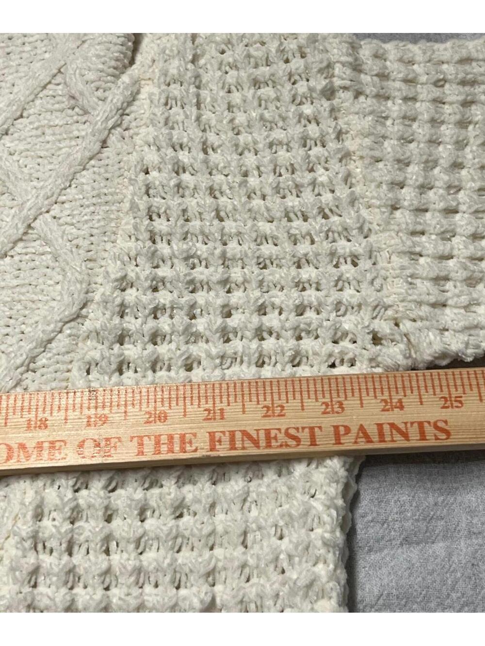 Altar’d State Chunky Mixed-Knit Sweater-Boho Chic, Cottagecore Coastal Small - Picture 6 of 6